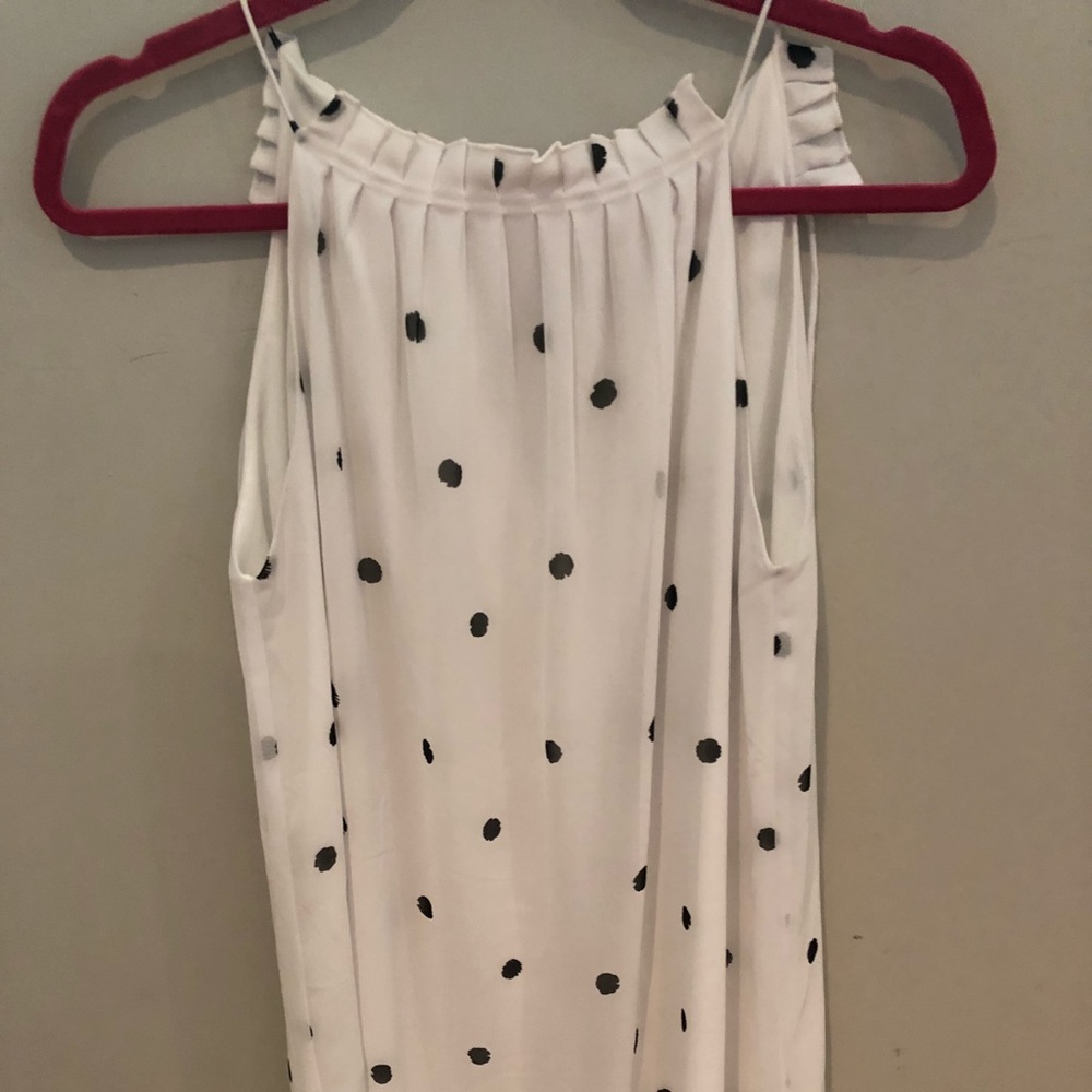 Spotted dress.  Adorable